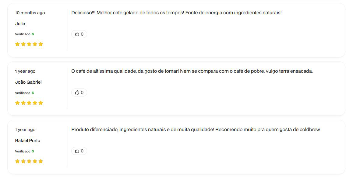 Avalia√ß√µes de clientes